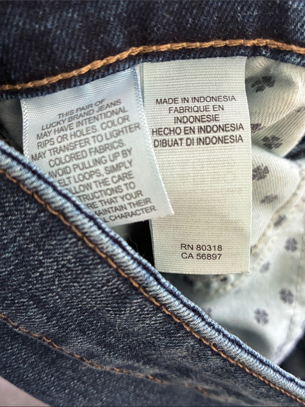 Lucky Brand Women’s Sweet Crop Indigo Straight Jeans 12/31 - Picture 7 of 8